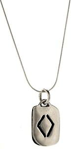 �y���������z�u���X���b�g�@�A�N�Z�T��?�@���l�A���W�F���g listingruna rune ciondolo in argento lettera dellalfabeto ng ingwaz; ing, held tugend