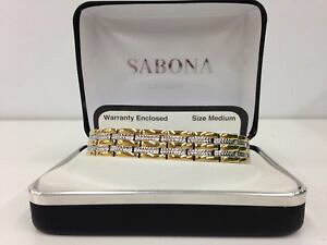 �y���������z�u���X���b�g�@�A�N�Z�T��?�@sabona32670�f���G�b�g�u���X���b�gsabona 32670 executive regal duet magnetic bracelet