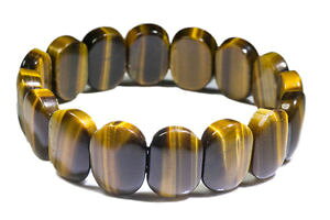 yzuXbg@ANZT?@^CK[ACuXbgtiger eye bracelet carved stone 18mm x 13mm