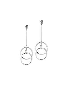 �y���������z�u���X���b�g�@�A�N�Z�T��?�@�C�������O�X�e�����X�V���o�[earrings morellato cerchi stainless steel sakm15 silver
