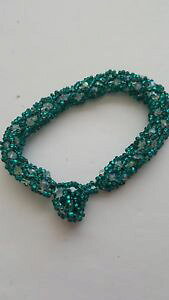 yzuXbg@ANZT?@uXbgKXV[hr[Yhand made bracelet, with swarovsky crystals and glass seed beads toho