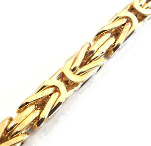 yzuXbg@ANZT?@C`F[uXbgrU`royal chain bracelet byzantine gold plated doubled or woman man jewelry gift