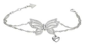 【送料無料】ブレスレット　アクセサリ—　レディースブレスレットシルバーguess ladies bracelet metal silver ubb41305