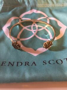 �y���������z�u���X���b�g�@�A�N�Z�T��?�@�X�R�b�g�S�[���h�u���X���b�g�h��kendra scott c gold drusy bracelet 75