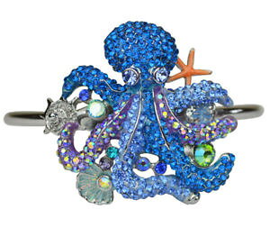 yzuXbg@ANZT?@J[N1000^RJtXuXbgsilvertonekirks folly a thousand hugs octopus cuff bracelet silvertone