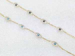 yzuXbg@ANZT?@GiX^[OVo[uXbgCG[S[hbLenamel evil eye sterling silver bracelet yellow gold plated crystals kabbalah