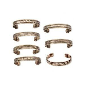�y���������z�u���X���b�g�@�A�N�Z�T��?�@���b�g10magnetic�u���X���b�g�J�t�Xlot 10 copper magnetic bracelet cuff with magnet inserts for arthritis therapy