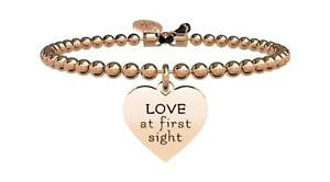 �y���������z�u���X���b�g�@�A�N�Z�T��?�@�u���X���b�g�X�`�[�����[�Yyoung adult bracelets steel pvd rose heart love at first sight 731426
