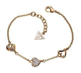 【送料無料】ブレスレット　アクセサリ—　ミニローズゴールドクリスタルレディースブレスレットセットguess mini shimmer rose gold crystal set ladies bracelet ubb71332