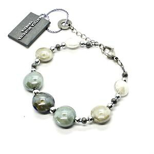 �y���������z�u���X���b�g�@�A�N�Z�T��?�@bracelet antica murrina venezia with murano glassand grey br817a06bracelet antica murrina venezia with murano glass silver