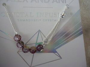 yzuXbg@ANZT?@AbNXI[LbhNX^Vo[vuXbg^OJ[h{bNXalex and ani orchid crystal infusion silver pull bracelet w tag card amp; box