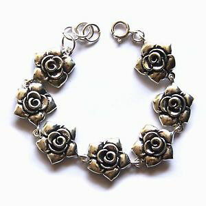 【送料無料】ブレスレット アクセサリ? ブレスレットフラワースターリングシルバーインチbracelets flower sterling silver length 75 inch