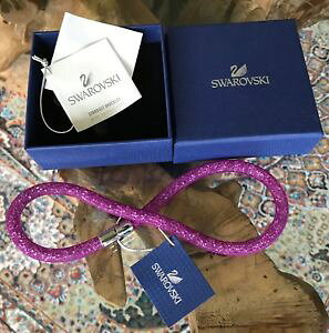 yzuXbg@ANZT?@genuineXtXL[fuschiastardust_uuXbg ~fBAgenuine swarovski purple fuschia crystal stardust double bracelet medium