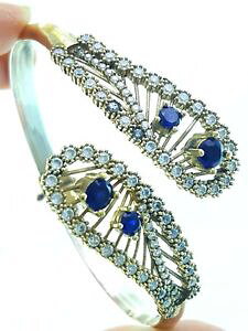 yzuXbg@ANZT?@gRgR925X^[OTt@CAJtXuXbg1426turkish ottoman handmade jewelry 925 sterling silver sapphire cuff bracelet 1426