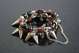 【送料無料】ブレスレット　アクセサリ—　ワイヤーブレスレットmemory wire bracelet wild things