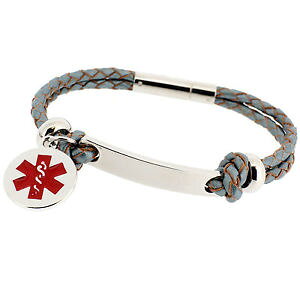 �y���������z�u���X���b�g�@�A�N�Z�T��?�@���[�hmedicale sos id alerte�u���X���b�gen cuirfemmes mode life saving grav mdicale sos id alerte bracelet en cuir