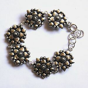 yzuXbg@ANZT?@uXbgX^[OVo[C`beautiful bracelets flower 925 sterling silver length 75 inch