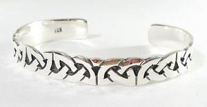yzuXbg@ANZT?@X^[OVo[JtuXbgZeBbNmbgfUCCh925 sterling silver cuff bracelet celtic knot design 38 wide