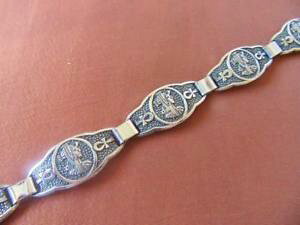 yzuXbg@ANZT?@re[WGWvgX^[OVo[uXbgNXZXNIpgvintage egyptian sterling silver bracelet cross ankh_king ramses_queen cleopatra