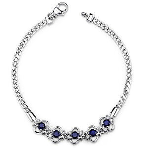 yzuXbg@ANZT?@EhTt@CAX^[OVo[uXbg15 ct round sapphire sterling silver bracelet