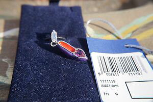 yzuXbg@ANZT?@XtXL[AWXg1111119 nib authenticswarovski purple crystal charm flat shoe amethyst 1111119 nib authentic