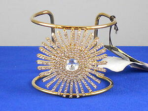 �y���������z�u���X���b�g�@�A�N�Z�T��?�@���B���Xcamutogoldtone�J�t�X�u���X���b�gc60277588vince camuto goldtone clear crystal sunburst open cuff bracelet c602775 88