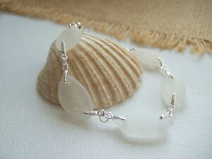 yzuXbg@ANZT?@KXuXbgX^[OVo[zCgr[`OXuXbgXRbgh listingsea glass bracelet, sterling silver and white beach glass bracel