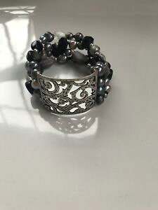 yzuXbg@ANZT?@X^[OVo[p[uXbghsilpada sterling silver pearl qurtz effervescence toggle bracelet b2180 99