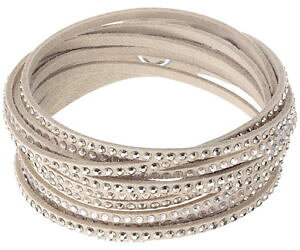 【送料無料】ブレスレット アクセサリ? スワロフスキー5043495ベージュブレスレット3638cm rrp99swarovski 5043495 slake beige bracelet, 3638cm rrp 99