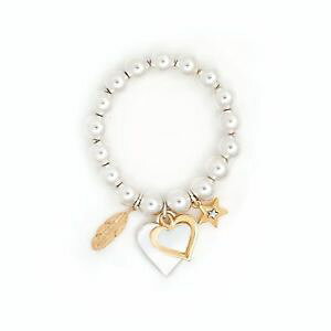 yzuXbg@ANZT?@{[T bibi bibi bijoux gold chunky ball beaded bracelet