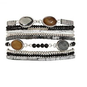 �y���������z�u���X���b�g�@�A�N�Z�T��?�@�j���[listingbracelet bresilien multirangs*hipanema* arpegeneuf taille l19 cm listingbracelet bresilien multirangs *hipanema