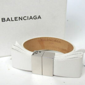 【送料無料】ブレスレット　アクセサリ—　ブレスレットレザーメタルauthentic balenciaga bracelet leathermetal[used]