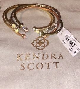 yzuXbg@ANZT?@XRbg_CNCbNKXJtuXbgnwt kendra scott kriss cuff bracelets set of 5 mixed metals dichroic glass