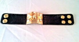 【送料無料】ブレスレット　アクセサリ—　ゾーイ14kカフスブレスレットmsrp22000 27zoe leather 14k gold plated cuff bracelet msrp 22000 27