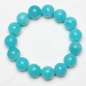 yzuXbg@ANZT?@NX^r[YuXbgXgb`125mm natural amazonite crystal gemstone stretch beads bracelet thbb003
