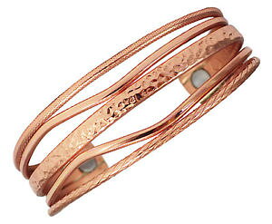 �y���������z�u���X���b�g�@�A�N�Z�T��?�@�Z���W�I�u���X���b�g�t���[sergio lub magnetic bracelet copper flow medium