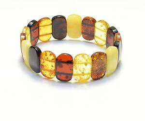 yzuXbg@ANZT?@og}`J[uXbgauthentic natural baltic amber multi color adult bracelet 124 gr ap312