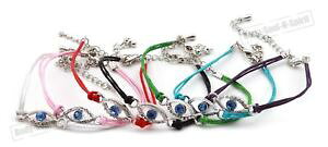 �y���������z�u���X���b�g�@�A�N�Z�T��?�@�u���X���b�g�~�b�N�X���b�g100 lot of bracelets mix evil eye string kabbalah jewelry good amulet