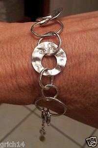 yzuXbg@ANZT?@X^[OVo[T[NuXbguX^[NXvsilpada hammered sterling silver circle lightweight bracelet lobster clasp b1217