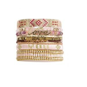 �y���������z�u���X���b�g�@�A�N�Z�T��?�@�u���W���}���`���[�T�C�Y listingbracelet brazilian multirow * * hipanema roselovesize m 18 cm