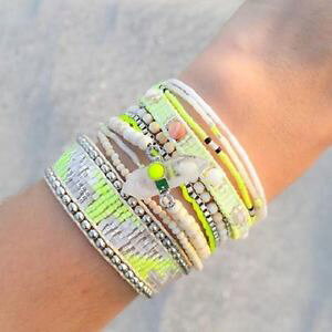 �y���������z�u���X���b�g�@�A�N�Z�T��?�@�u���W���}���`���[���������T�C�Y listingbracelet brazilian multirow * hipanema * modele limonsize l 19cm