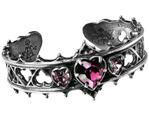 yzuXbg@ANZT?@GUxX}`bNn[gSVbNuXbgelizabethan romantic purple crystal heart alchemy gothic ornate bracelet a78