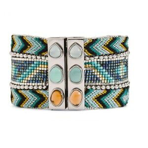 �y���������z�u���X���b�g�@�A�N�Z�T��?�@�u���X���b�g�J�������T�C�Y listingcuff bracelet * hipanema * modele carmensize l 18 cm