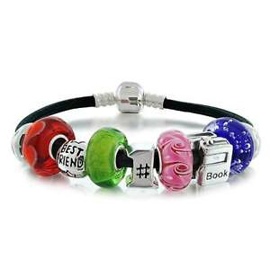 yzuXbg@ANZT?@WG[X^[OVo[r[YuXbgbling jewelry 925 sterling silver friendship bead bracelet leather