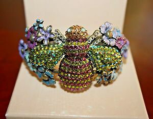 yzuXbg@ANZT?@CXg[{bNXGiJtuXbgkirks folly to bee or not to bee rhinestone enameled cuff bracelet in box