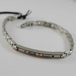 �y���������z�u���X���b�g�@�A�N�Z�T��?�@�X�`�[���u���X���b�g�T�e���v���[�gsteel bracelet satin with plate cesare paciotti 4us article 4ubr1366
