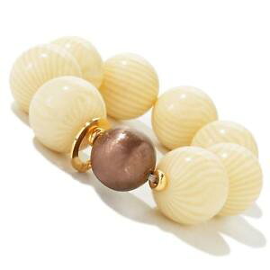 yzuXbg@ANZT?@C^AtBIeB[iCJgr[YuXbginvicta ij10020 made in italy fiorentina incanto resin bead bracelet