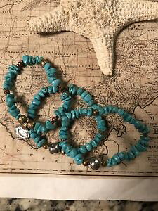 �y���������z�u���X���b�g�@�A�N�Z�T��?�@3�X�^�[�����Osilvrsilpada b3422 howlite�u���X���b�c�Z�b�gsilpada b3422 howlite stretch bracelets set of 3 sterling silvr brass copper