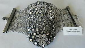 yzuXbg@ANZT?@fUCi[CJtuXbgXtXL[Ggart wear dimitriadis designer wire cuff bracelet*swarovski elements*crystals