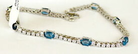 【送料無料】ブレスレット　アクセサリ—　スターリングリゾーツスターリングシルバーブレスレットトパーズtopaz and cz in sterling silver bracelet